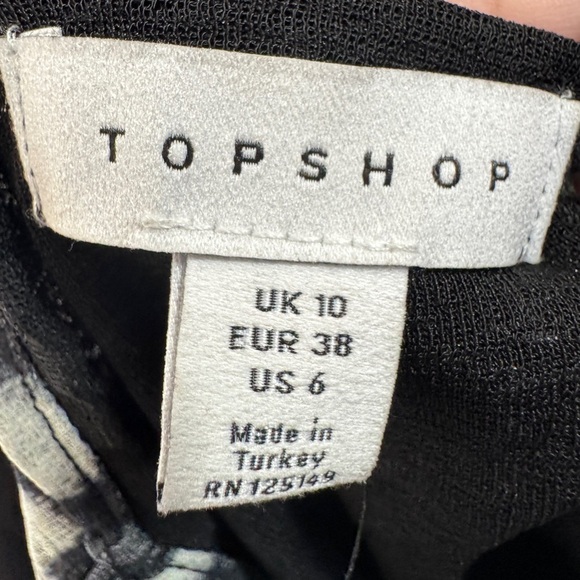 Topshop Ruched Mini Dress - Picture 5 of 10